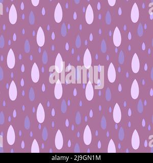 Kids seamless water drops pattern for fabrics and textiles and linens and gifts and wrapping paper Stock Photo