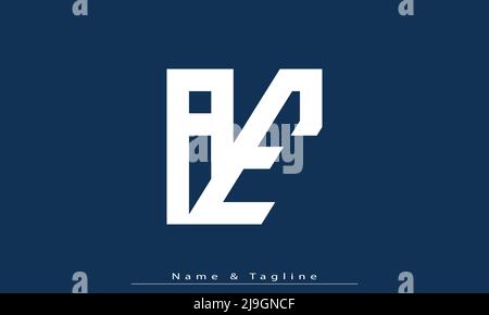 Alphabet letters Initials Monogram logo AE , EA Stock Vector