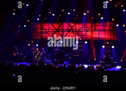 Hollywood, USA. 22nd May, 2022. HOLLYWOOD, FLORIDA - MAY 22: Sting performs live on stage at Hard Rock Event Center at the Seminole Hard Rock Hotel & Casino on May 22, 2022 in Hollywood, Florida. (Photo by JL/Sipa USA) Credit: Sipa USA/Alamy Live News Stock Photo