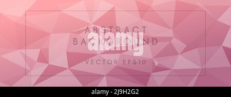 low poly abstract modern background. pastel colors chaotic triangles of variable size and rotation. Minimalist layout for business card landing page wallpaper website brochure. Trendy vector eps10 Stock Vector