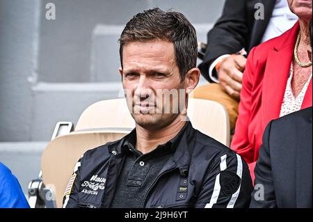 Paris, France, France. 23rd May, 2022. Sebastien OGIER during the Day two of Roland-Garros 2022, French Open 2022, Grand Slam tennis tournament at the Roland-Garros stadium on May 23, 2022 in Paris, France. (Credit Image: © Matthieu Mirville/ZUMA Press Wire) Stock Photo