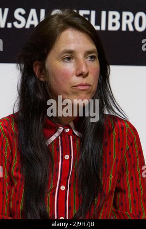 Turin, Italy. 22nd May 2022. Eva Meijer is guest of 2022 Torino Book Fair. Stock Photo