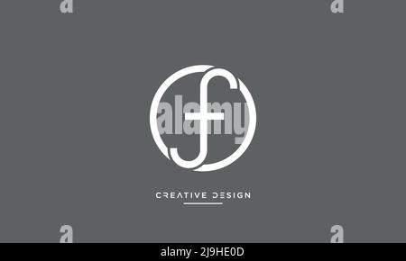Alphabet Letters OF or FO Icon Logo Vector Stock Vector