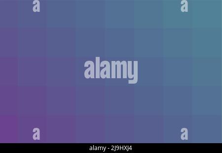 Gradient blue background. Geometric texture from blue tones squares. Abstract pattern of square pixels. Vector backdrop for branding, calendar Stock Vector