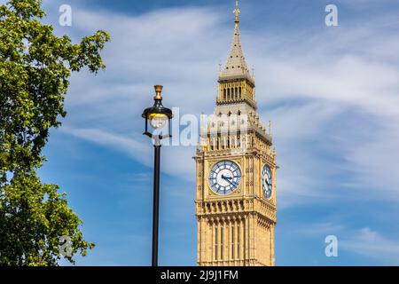 Big Ben Clock Tower in London, Great Britain Stock Photo