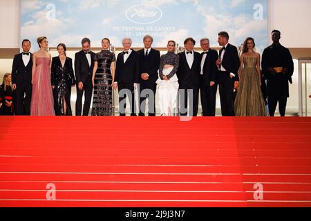 Lea Seydoux, Kristen Stewart, Nadia Litz, Denise Capezza & Lihi Kornows at  the 'Crimes of The Future' 75th Cannes Film Festival Photocall