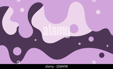 Liquid drips background, yogurt pattern Stock Vector