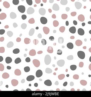 Vector seamless organic pattern with strokes Stock Vector