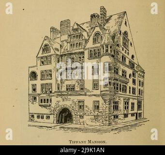 Tiffany Mansions From the guidebook '  Illustrated New York city and surroundings. A descriptive guide to places of interest ' by Charles W Hobbs, Publication date 1889  Publisher New York, C.W. Hobbs & co. Stock Photo