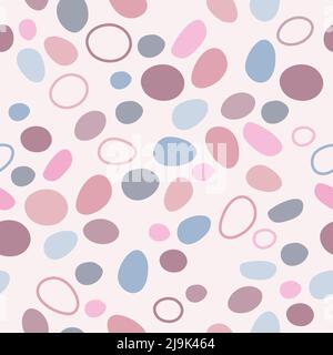 Light Pebbles stones pattern background Stock Vector