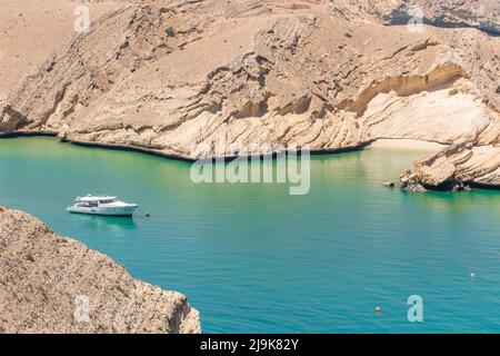 Along the highway between Muscat and Sur and over 300 deep feet in the ...