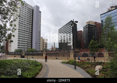 Glade of Light Memorial,  Manchester. UK Stock Photo