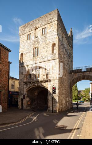 Monk Bar in York, North Yorkshire, England. Stock Photo