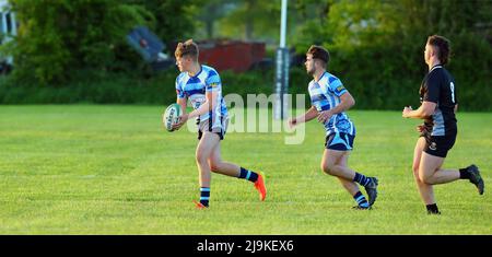 St Clears RFC Youth v Burryport RFC Youth plate final 2022 Stock Photo