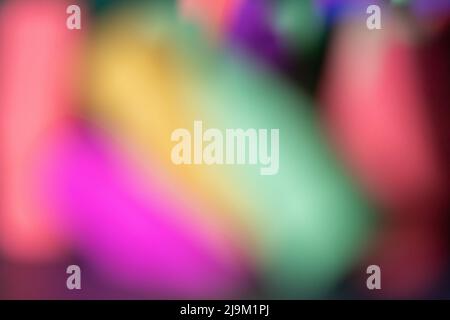 Macro image of colorful pencil erasers Stock Photo