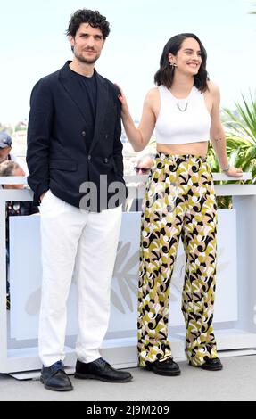 May 25, 2022, Cannes, Cote d'Azur, France: LOUIS GARREL and NOEMIE