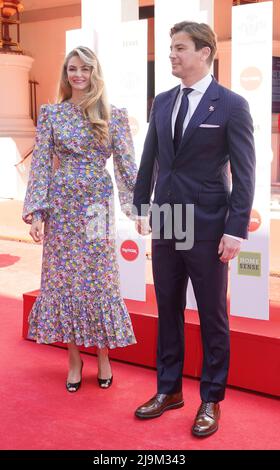 Tamsin Egerton and Josh Hartnett attend the eighteenth Prince's Trust Awards at the Theatre Royal, London. Picture date: Tuesday May 24, 2022. Stock Photo