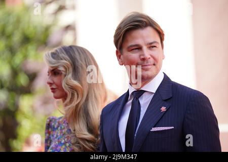 Tamsin Egerton and Josh Hartnett attend the eighteenth Prince's Trust Awards at the Theatre Royal, London. Picture date: Tuesday May 24, 2022. Stock Photo