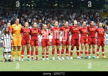 Ferrara, Italy. 22nd May, 2022. as roma during Final - Juventus FC - AS Roma, Italian Coppa Italia Women football match in Ferrara, Italy, May 22 2022 Credit: Independent Photo Agency/Alamy Live News Stock Photo