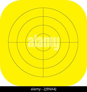 Polar, circular grid, mesh. Pie chart, graph element. Stock vector illustration, clip-art graphics Stock Vector