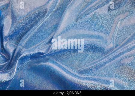 Abstract fabric. Holographic foil background Stock Photo