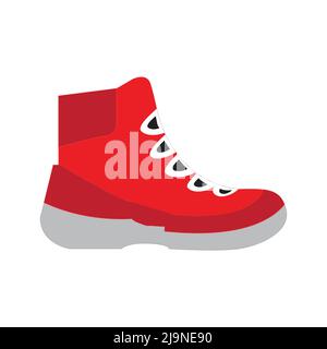 latest men's fashion shoe. on white background Stock Vector