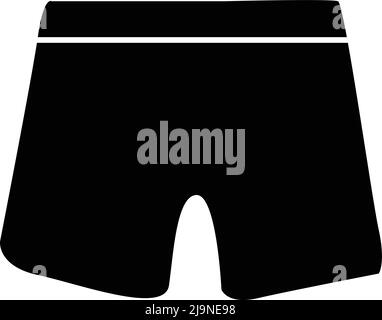 shorts trouser icon. on white background Stock Vector