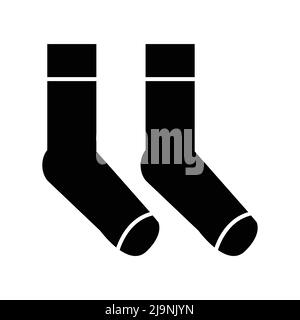 sock icon. on white background Stock Vector