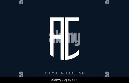Alphabet letters Initials Monogram logo AC , CA Stock Vector