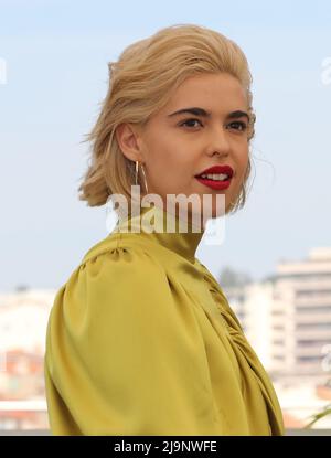 Cannes, France. 24th May, 2022. Mara Bugarin at the Metronom film photo call at the 75th Cannes Film Festival. Credit: Doreen Kennedy/Alamy Live News Stock Photo
