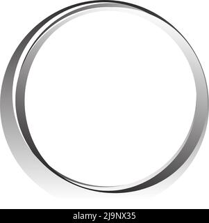 Random circles, rings circular element. Stock vector illustration, clip-art graphics Stock Vector