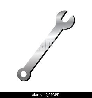 spanner tool vector illustration. on white background Stock Vector