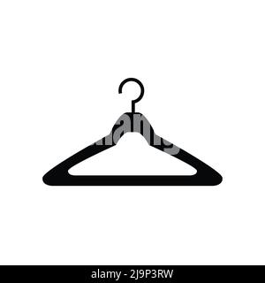 dress hanger icon. on white background Stock Vector