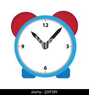 alarm timepiece clock. on white background Stock Vector