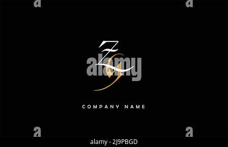 zg, gz alphabets letters logo monogram Stock Vector