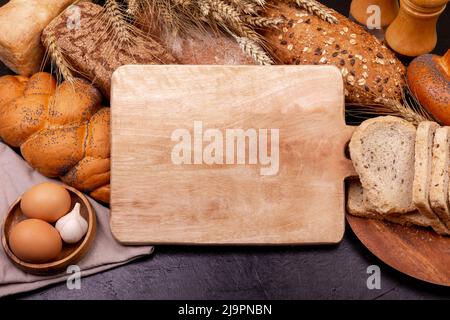 Delicious breakfast meal. Carbohydrate organic food. Homemade cuisine. Stock Photo