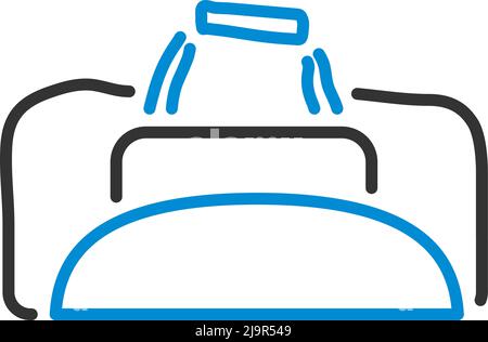 Cricket Bag Icon. Editable Bold Outline With Color Fill Design. Vector Illustration. Stock Vector
