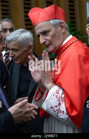 Vatican City, Vatican. 24 May 2022. Cardinal Matteo Maria Zuppi is the new president of the CEI (Italian Episcopal Conference). Italian cardinal Matteo Maria Zuppi during the courtesy visits at the Vatican on October 05, 2019. Credit: Maria Grazia Picciarella/Alamy Live News Stock Photo