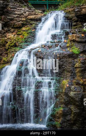 Waterfall, France Park, Indiana, USA Stock Photo - Alamy