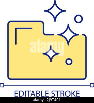 Excellent data quality RGB color icon Stock Vector