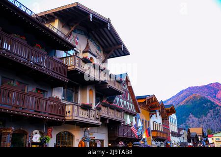 Leavenworth, Washington State, USA. Oktoberfest, Stock Photo