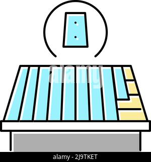 roof fascia color icon vector illustration Stock Vector Image & Art - Alamy