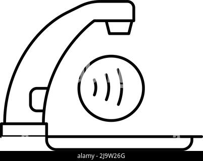 faucet contactless line icon vector illustration Stock Vector Image ...