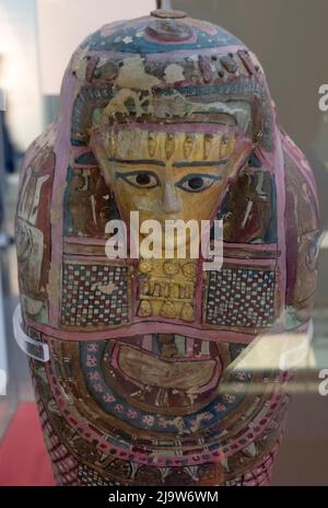 The impressive Egyptian exhibition at British museum,London,UK Stock Photo