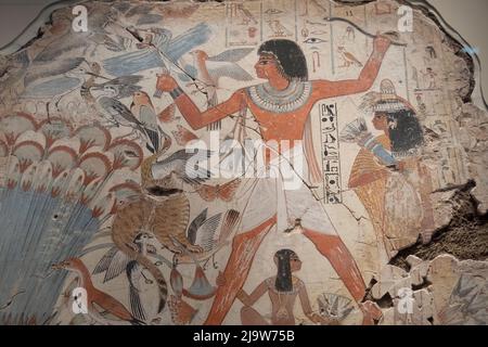 The impressive Egyptian exhibition at British museum,London,UK Stock Photo