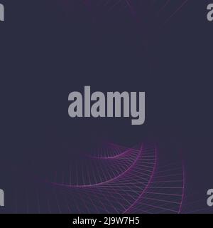 rotation square abstract geometric background, vector equilibrium Stock Vector