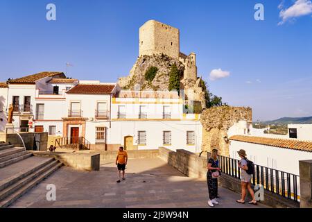 The medieval 12th century castle of Olvera, Andalucia. Spain Stock Photo