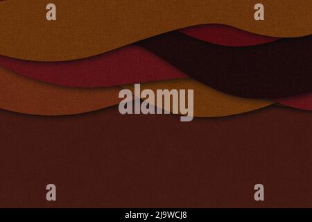Colorful and abstract psychedelic background, concept of psychedelic design .Psychedelic paper shapes with copy space Stock Photo
