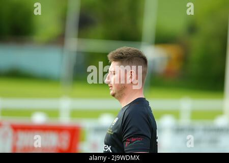 Tumble RFC v Lampeter RFC Plate final 2022 Stock Photo