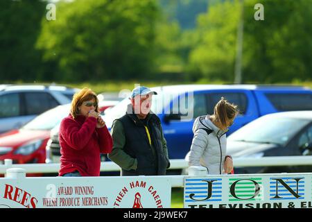 Tumble RFC v Lampeter RFC Plate final 2022 Stock Photo